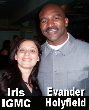 iris gillon igmc evander holyfield